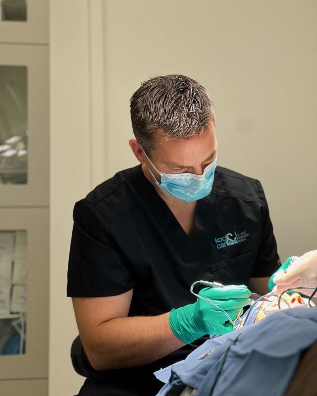 📸: Dr. Cody Koch performing a lower blepharoplasty at our in-office operating suite. 

During a lower blepharoplasty, Dr. Koch removes bags that cast shadows beneath the eyes. Excess skin is also eliminated to create a smoother look. 

Patients may get surgery for their upper or lower eyelids, or both, during the same operation. Recovery for either generally takes 1 to 2 weeks.

Curious about what recovery looks like? Check out our online blog about the process here:
➡ https://www.kochandcarlisle.com/blog/how-long-does-it-take-to-recover-from-eyelid-surgery/