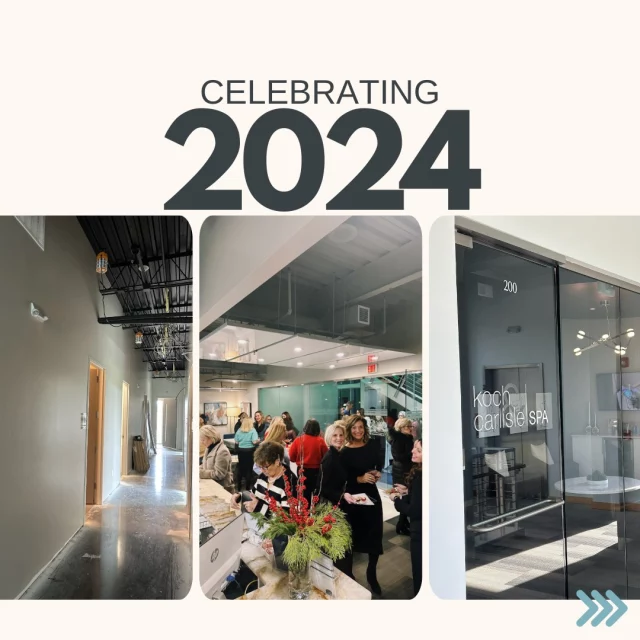 What a year it has been! 🥳

From our spa renovation to Dr. Katie joining our practice - it has been a year to remember.

We are grateful for all of our patients who chose Koch & Carlisle Plastic Surgery & Spa this year. 

Thank you ALL for an amazing year! We look forward to taking care of you in 2025. ✨